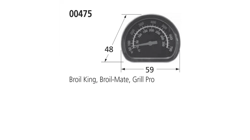 00475 BBQ Heat Indicator - Sterling, Broil King 3 00475 BBQ Heat Indicator - Sterling, Broil King