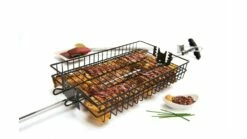 Grill Pro Deluxe Non-Stick Flat Spit Basket -THE BBQ SHOP 24785203 1000x563 1