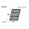 61751 BBQ CI Grill - Outback