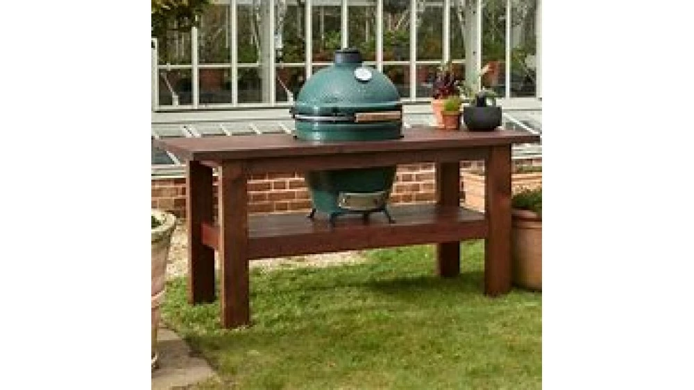 Big Green Egg Large Premium Royal Mahogany Table Bundle 4 Big Green Egg Large Premium Royal Mahogany Table Bundle - Image 2