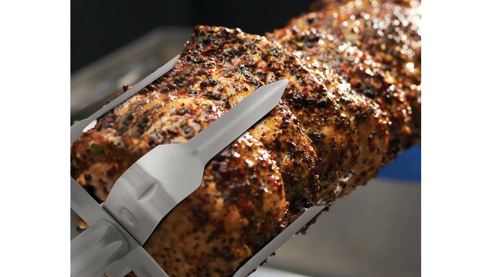 Broil King Stainless Steel Mega Spit Forks - 50500 5 Broil King Stainless Steel Mega Spit Forks - 50500 - Image 3