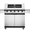 Beefeater 1200S 5 Burner Gas BBQ -THE BBQ SHOP BMG1251SB Front 1000x563 1