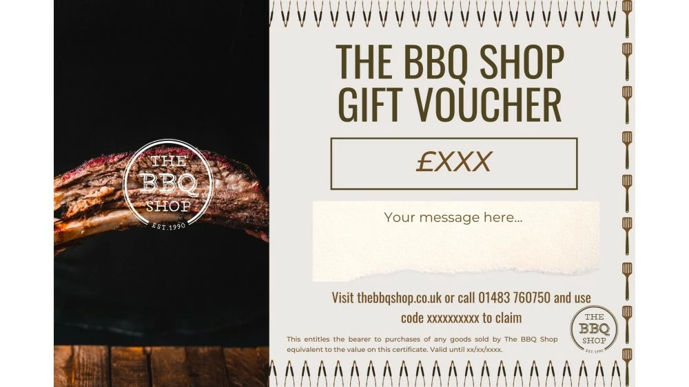 The BBQ Shop Gift Voucher 3 The BBQ Shop Gift Voucher