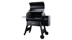 Traeger - Ironwood D2 885 Pellet BBQ - Free Cover And Front Folding Shelf -THE BBQ SHOP Ironwood 885 Lid Open 1000x563 1