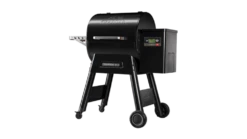 Traeger - Ironwood D2 650 Pellet BBQ - Free Cover And Front Folding Shelf -THE BBQ SHOP Ironwood 650 Hero Angled 1000x563 1