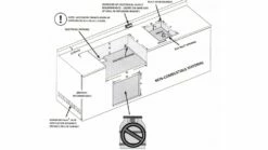 Napoleon BILEX605RBIPSS-CE Built In Gas BBQ -THE BBQ SHOP LEX48520Built20in20install20dimensions 1000x563 2