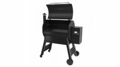 Traeger - Pro D2 780 Pellet BBQ - Free Cover & Folding Front Shelf -THE BBQ SHOP P78020Blck Lid20Opened 1000x563 1