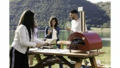 Alfa Forni Moderno Portable Pizza Oven - Antique Red -THE BBQ SHOP PORTABLE20GAS20ANTIQUE20RED20 20Lifestyle201 1000x563 1