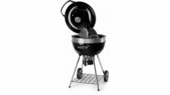 Napoleon PRO22K 57cm Charcoal Kettle BBQ -THE BBQ SHOP PRO22 LEG 2 Open Folded Grates 1000x563 1