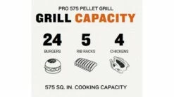 Traeger - Pro D2 575 Pellet BBQ - Free Cover & Folding Front Shelf -THE BBQ SHOP Pro575 1000x563 1
