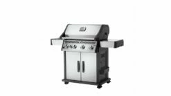 Napoleon Rogue RXT525SIBPSS-1-GB Gas BBQ - Free Cover & Accessories -THE BBQ SHOP Rogue R525SIB Prod Ang SS LidClsd ShlfUp DrsClsd SBClsd 1000x563 1