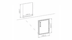 Whistler Grill Stainless Steel Vertical Door (Large) -THE BBQ SHOP Whistler20Grill20Stainless20Steel20Vertical20Door20 Large 20cut20out 1000x563 1