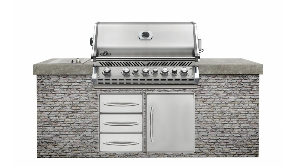 Napoleon Prestige BIPRO665RBNSS-3-GB Natural Gas Built In BBQ - Free Rotisserie And Cover 4 Napoleon Prestige BIPRO665RBNSS-3-GB Natural Gas Built In BBQ - Free Rotisserie And Cover - Image 2