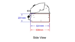Bull Angus Built In LPG Gas BBQ 10 Bull Angus Built In LPG Gas BBQ -THE BBQ SHOP bull angus side view 1000x563 1