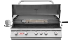 Bull Brahma Built In LP Gas BBQ -THE BBQ SHOP bull brahma bbq open 1000x563 2