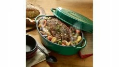 Big Green Egg Enamelled Cast Iron Dutch Oven 5.2L -THE BBQ SHOP enameled dutch oven 1000x563 1
