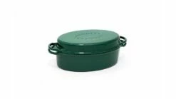 Big Green Egg Enamelled Cast Iron Dutch Oven 5.2L -THE BBQ SHOP enameled dutch oven oval closed 1000x563 1