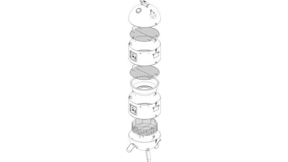 ProQ Ranger Charcoal BBQ Smoker 5 ProQ Ranger Charcoal BBQ Smoker - Image 3