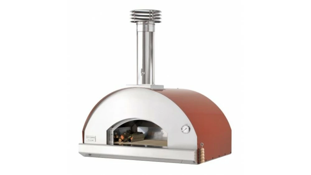 Fontana - Mangiafuoco Built In Wood Pizza Oven - Rosso 3 Fontana - Mangiafuoco Built In Wood Pizza Oven - Rosso