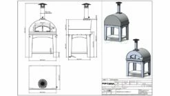 Fontana - Mangiafuoco Gas Pizza Oven With Trolley - Anthracite -THE BBQ SHOP mangiafuoco20trolley20gas20anthracite202 1000x563 1