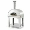 Fontana - Mangiafuoco Wood Pizza Oven With Trolley - Stainless Steel -THE BBQ SHOP mangiafuoco20trolley20wood20stainless20steel 1000x563 1