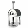 Fontana - Margherita Wood Pizza Oven With Trolley - Anthracite -THE BBQ SHOP margherita20trolley20wood20anthracite202 1000x563 1