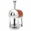 Fontana - Margherita Wood Pizza Oven With Trolley - Rosso -THE BBQ SHOP margherita20trolley20wood20rosso 1000x563 1