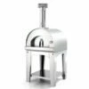 Fontana - Margherita Wood Pizza Oven With Trolley - Stainless Steel 2 Fontana - Margherita Wood Pizza Oven With Trolley - Stainless Steel -THE BBQ SHOP margherita20trolley20wood20stainless20steel 1000x563 1