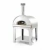 Fontana - Marinara Wood Pizza Oven With Trolley - Stainless Steel -THE BBQ SHOP marinara20trolley20wood20SS 1000x563 1