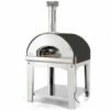 Fontana - Marinara Wood Pizza Oven With Trolley - Anthracite -THE BBQ SHOP marinara20trolley20wood20anthracite 1000x563 1
