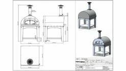 Fontana - Marinara Wood Pizza Oven With Trolley - Rosso 5 Fontana - Marinara Wood Pizza Oven With Trolley - Rosso -THE BBQ SHOP marinara20trolley20wood20rosso202 1000x563 1