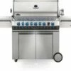 Napoleon Prestige PRO665RSIBNSS-3-GB Natural Gas BBQ - Free Rotisserie And Cover -THE BBQ SHOP pro 665 front lights on 1000x563 1