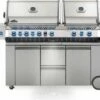 Napoleon Prestige PRO825RSBIPSS-3-GB Gas BBQ - Free Rotisserie And Cover -THE BBQ SHOP pro 825 front lights on 1000x563 1