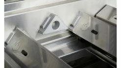 Napoleon Prestige BIPRO825RBIPSS-3-GB-3 Built In Gas BBQ - Free Rotisserie And Cover -THE BBQ SHOP pro665 pro825 details bolted20hangers napoleon napoleon grills 1000x563 1