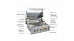 Sunstone Ruby Series 5 Burner Built In Gas BBQ -THE BBQ SHOP ruby5b 1 1000x563 1
