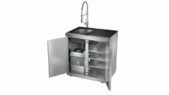 Whistler Grills Cirencester Modular Sink Cabinet -THE BBQ SHOP sink open 1000x563 1