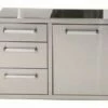 Whistler Grills Stainless Steel Triple Drawer And Waste Combo -THE BBQ SHOP whistler drawer bin combo 1000x563 1